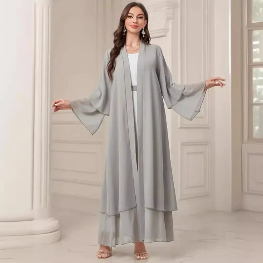 Muslim Long Abaya Dress Turkey Islamic Women Robe Hijab Headscarf Sashes Morocco Kaftan Dubai Arabic Jalabiya Modest Vestidos