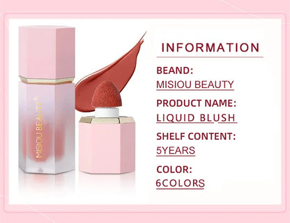 New Natural Long-lasting, Waterproof Contouring and Brightening Liquid Blush Stick Makeup for Women Daily Use All Skin Types