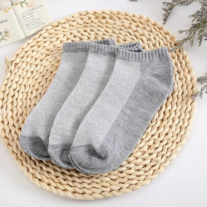 1 Pair Breathable Men's Socks Short Ankle Socks Men Solid Mesh High Quality Male Boat Socks HOT SALE 2023 Hot Men Socks Meias