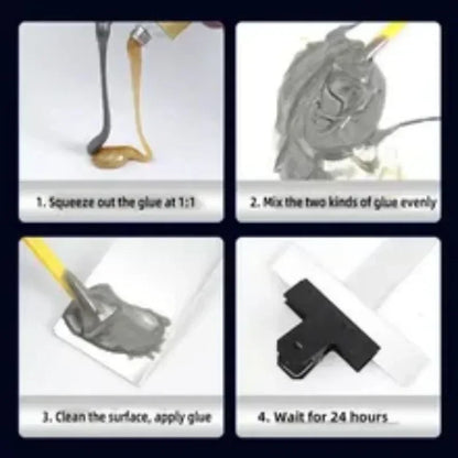 100g AB Strong Metal Repair Glue Strength Iron Plastic Repair Casting Adhesive Heat Resistance Glue Sealant  Magic Repair New