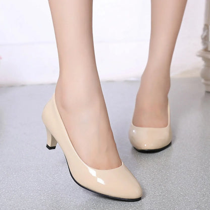 Women Pumps Nude Shallow Mouth Women Shoes Fashion Office Work Wedding Party Shoes Ladies Low Heel Shoes Shoes Soft Heels Women