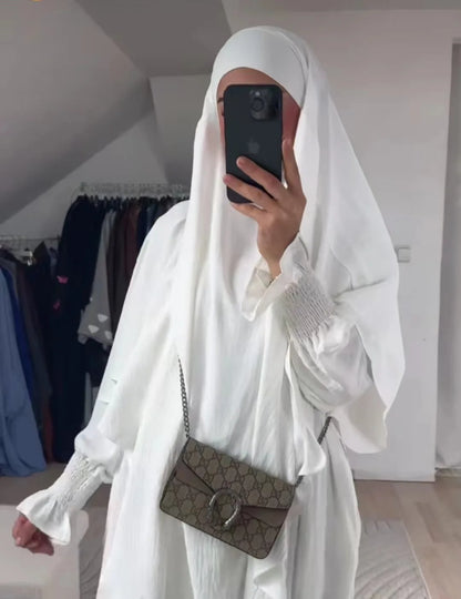 Modest Abaya for Women Dresses Muslim Jalabiya Eid Ramadan Morocco Saudi Long Robe Dubai Abayas Kaftan Islam Arabic Vestidos
