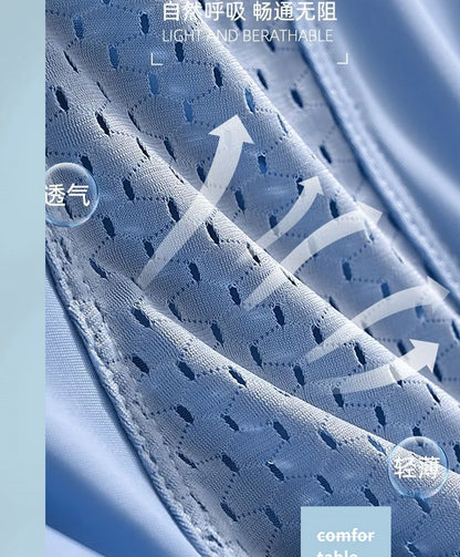 1pc Mens Boxers Shorts Ice Silk Men Panties Seamless Sexy Underwear Man Underpants Panties Male Antibacterial Breathable Briefs