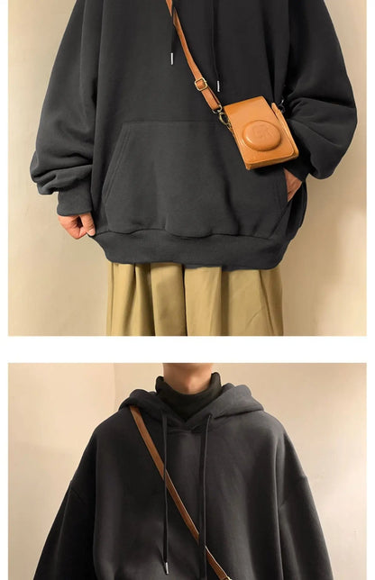6 Colors Spring Autumn Solid Hoodie Men Harajuku Fashion Casual Oversized Hoodies Women Loose Hooded Sweatshirt Streetwear Y2k