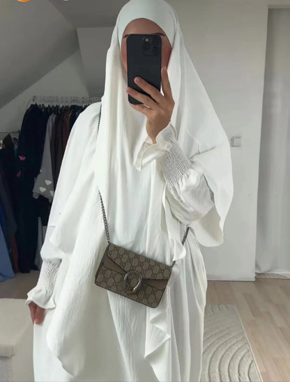 Modest Abaya for Women Dresses Muslim Jalabiya Eid Ramadan Morocco Saudi Long Robe Dubai Abayas Kaftan Islam Arabic Vestidos