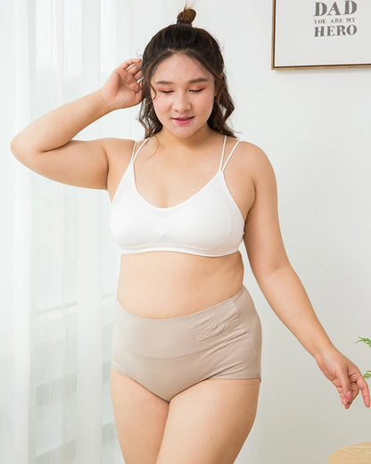 4Pcs Women's Panties High Waist Underwear Plus Size Female Lingerie Breathable Cotton Briefs Grils Underpants Sexy Ladies Panty
