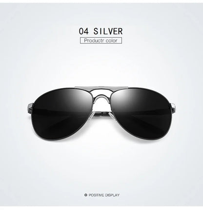 Classic Men And Women Polarized Sunglasses Fashion Metal Pilot Driving Fishing Sun Glasses Man Vintage Sunglass UV400 Eyeglasses