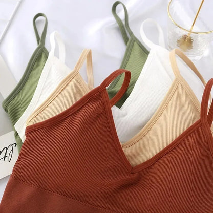 Seamless Women Push Up Bra Beautiful Back Bras Fitness Tops Brassiere Bralette Female Tube Top Underwear Bralet With Chest Pad