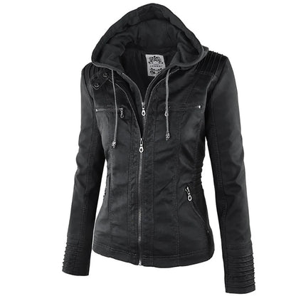 Women's Faux Leather Jacket