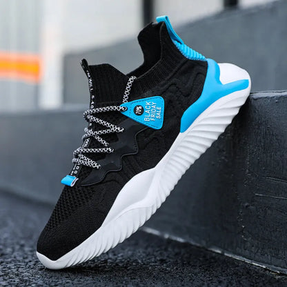 2022 Men Sneakers  New Style Breathable Lace Up Men Mesh Shoes Fashion Casual No-slip Vulcanize Shoes Men Tenis Masculino