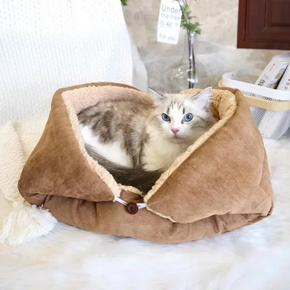 Cat Bed Warm Thickened Soft Multifunctional Pet Foldable Mat for Cats Small Dogs Indoor Kitten Bed Cat Sleeping Mat Pet Supplies