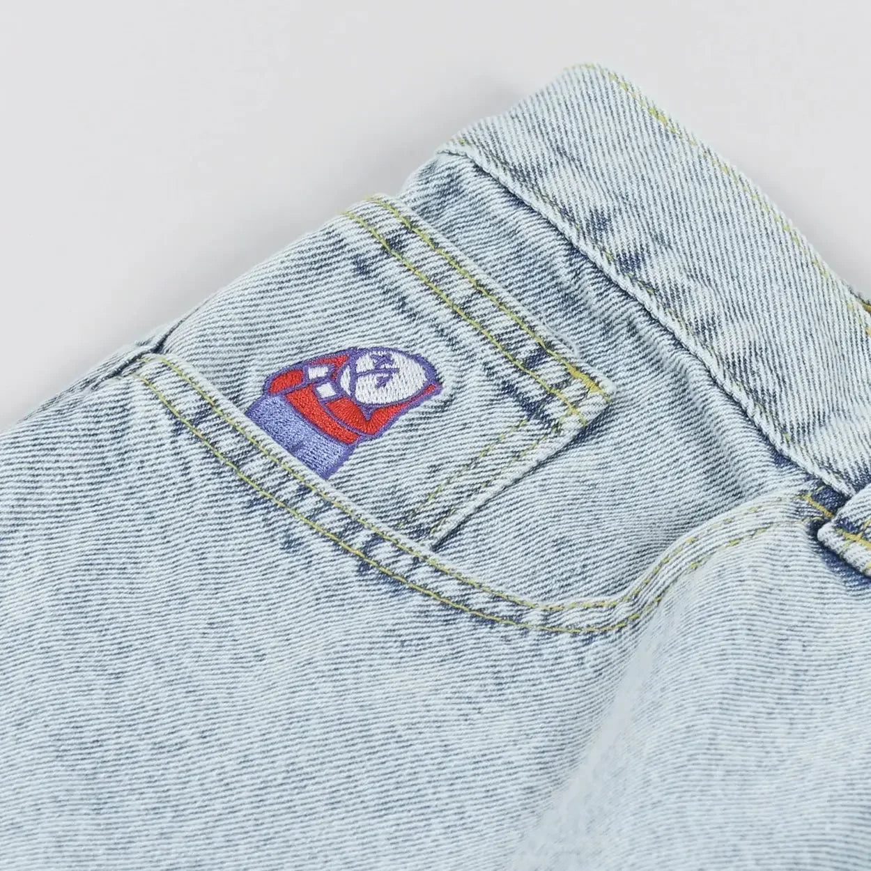 Straight Cotton Loose Embroidered Denim Shorts Men's American Retro Five Pants Summer Loose High Street Skater Pants Y2k Cargo
