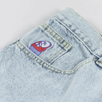 Straight Cotton Loose Embroidered Denim Shorts Men's American Retro Five Pants Summer Loose High Street Skater Pants Y2k Cargo