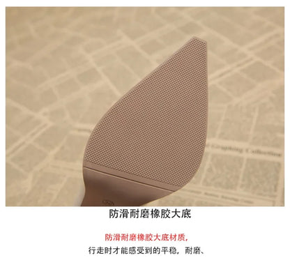 High Heels Ankle Women's Boots Pointed Toe Sexy Shoes for Women 2024 New Side Zip Classic Daily Boots Women Boots Botas