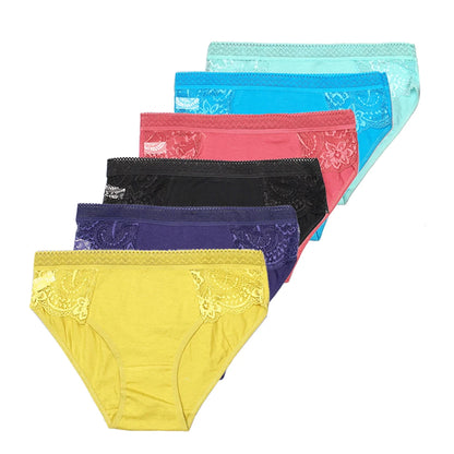 Cotton Briefs Lady 5 PCS/SET Lace Panty Underpants Seamless Panties For Women Lingerie