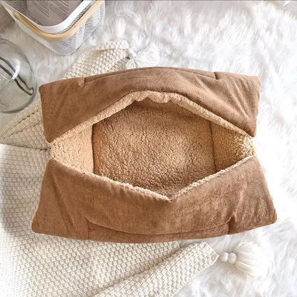 Cat Bed Warm Thickened Soft Multifunctional Pet Foldable Mat for Cats Small Dogs Indoor Kitten Bed Cat Sleeping Mat Pet Supplies