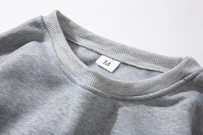 Oversize Winter Warm Sweatshirt Women Basic Tops Boyfriend Pink Loose Vintage Pullovers Women Winter Fleece Lined Sweatshirts