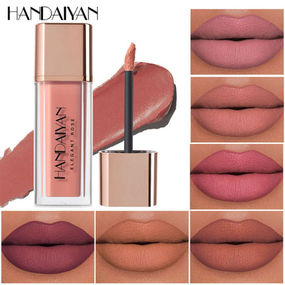 8 Colors Matte Liquid Lipstick Non Stick Cup Waterproof Lip Gloss Long Lasting Lip Tint Korean Cosmetics Makeup For Women