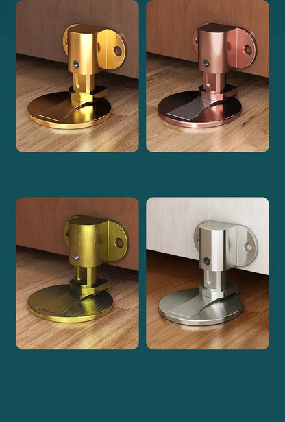 Punch-free Invisible Door Stop Strong Magnetic Household Bedroom  Touch  Stop Bathroom Floor Stop Anti-collision