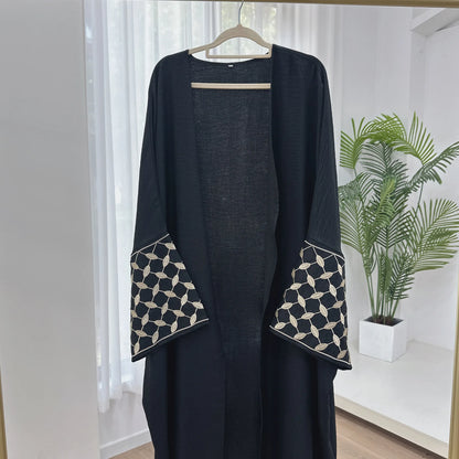 Eid Muslim Abaya for Women Modest Dresses Jalabiya Embroidery Saudi Arab Long Robe Ramadan Morocco Kaftan Dubai Abayas Vestidos