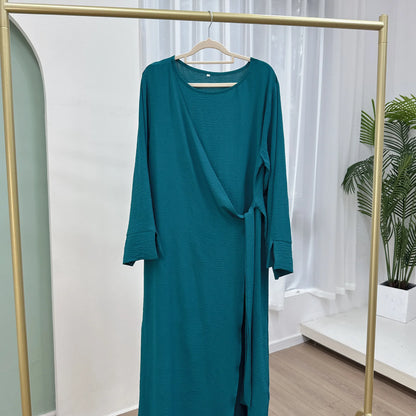 Moroccan Party Eid Ramadan Mubarak Abaya Muslim Maxi Dress Dubai Modest Kaftan Femme Turkey Islam Gown Jalabiya Vestidos Casual