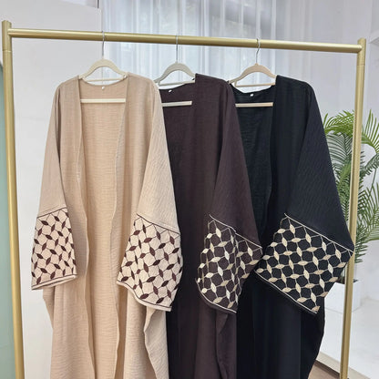 Eid Muslim Abaya for Women Modest Dresses Jalabiya Embroidery Saudi Arab Long Robe Ramadan Morocco Kaftan Dubai Abayas Vestidos