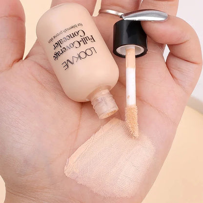 Not Easy Smudged Foundation Cream Multiple Colors Waterproof Covering Concealer Long Lasting Liquid Shadows Korean Cosmetics