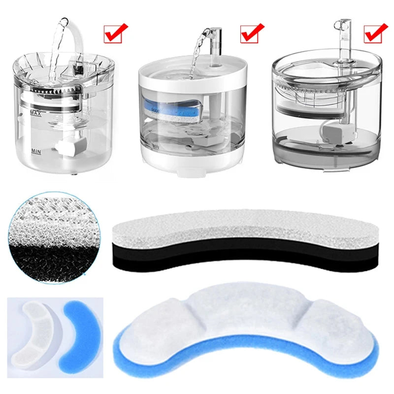 Cat Water Fountain Filter Source Factory Wholesale Professional Pet fountain filter Accessories