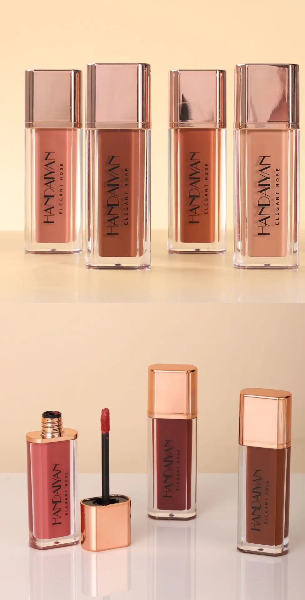 8 Colors Matte Liquid Lipstick Non Stick Cup Waterproof Lip Gloss Long Lasting Lip Tint Korean Cosmetics Makeup For Women