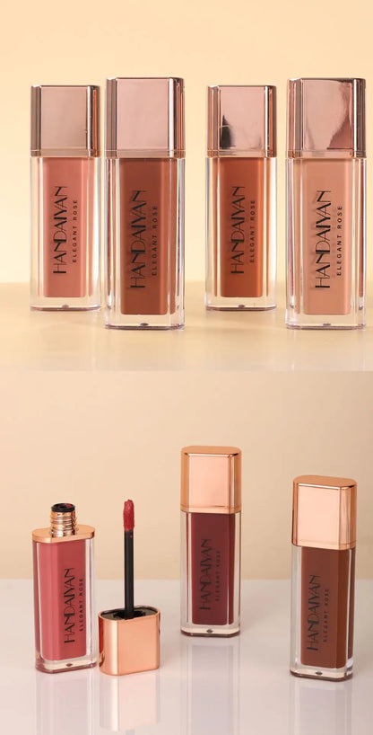 8 Colors Matte Liquid Lipstick Non Stick Cup Waterproof Lip Gloss Long Lasting Lip Tint Korean Cosmetics Makeup For Women