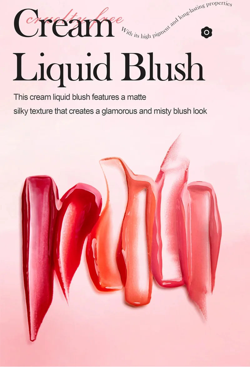 New Natural Long-lasting, Waterproof Contouring and Brightening Liquid Blush Stick Makeup for Women Daily Use All Skin Types