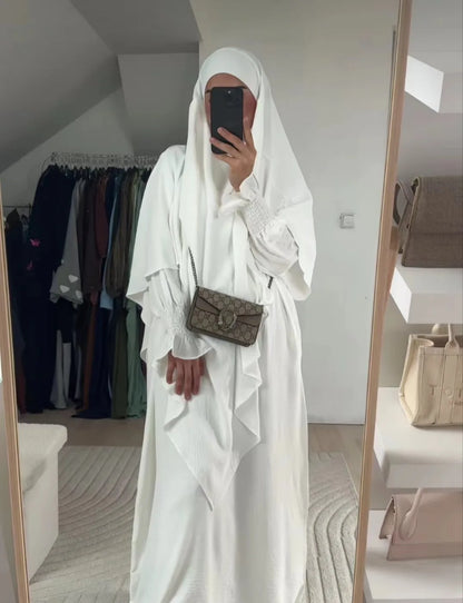 Modest Abaya for Women Dresses Muslim Jalabiya Eid Ramadan Morocco Saudi Long Robe Dubai Abayas Kaftan Islam Arabic Vestidos