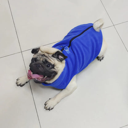 Winter Dog Clothes Soft Fleece Chihuahua Jacket French Bulldog Coat for Small Medium Dog Cat Warm Vest Puppy Pug Pet Apparel