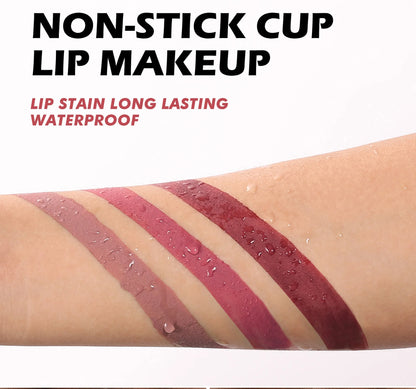 8 Colors Matte Liquid Lipstick Non Stick Cup Waterproof Lip Gloss Long Lasting Lip Tint Korean Cosmetics Makeup For Women