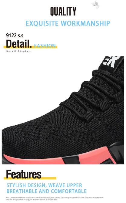 Women Shoes Fashion Casual Shoes for Women Breathable Walking Mesh Flat Shoes Woman Tenis Feminino Female Shoes Plus Size 42
