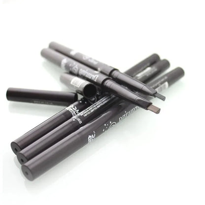 5 Color Double Ended Eyebrow Pencil Waterproof Make Up Long Lasting No Blooming Rotatable Triangle Eye Brow Tattoo Pen Makeup