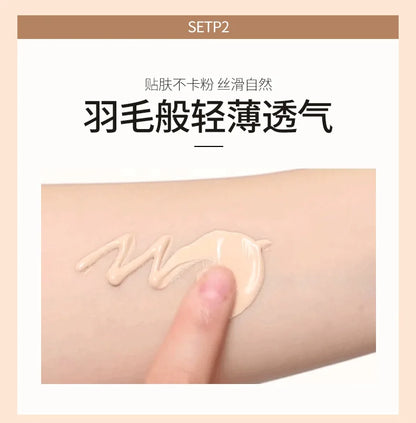 Waterproof BB Cream Liquid Concealer Matte Full Coverage Acne Scars Dark Circles Foundation Whitening Lasting Makeup Cosmetics