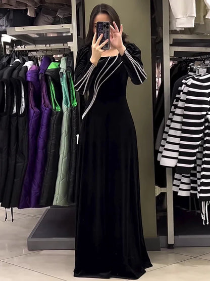Eid Muslim Abaya for Women Party Dresses Jalabiya Ramadan Modest Morocco Dubai Abayas Kaftan Islam Vestidos Arab Long Robe