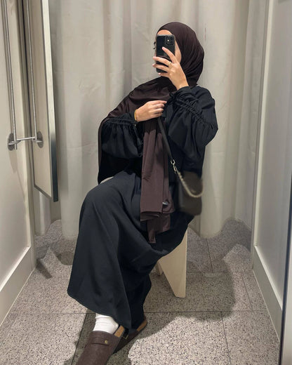 Moroccan Party Eid Ramadan Mubarak Abaya Muslim Maxi Dress Dubai Modest Kaftan Femme Turkey Islam Gown Jalabiya Vestidos Casual