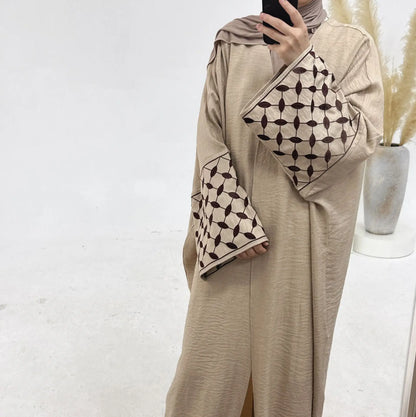 Eid Muslim Abaya for Women Modest Dresses Jalabiya Embroidery Saudi Arab Long Robe Ramadan Morocco Kaftan Dubai Abayas Vestidos