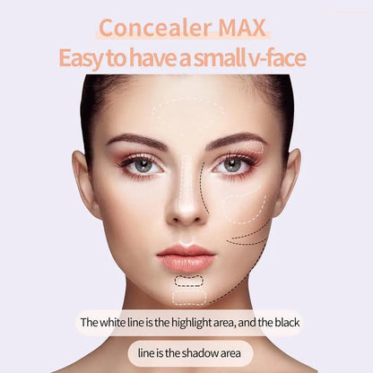 Double Head Highlighter Sticks Waterproof Matte Highlighter Foundation Sculptor Highlighter Makeup Stick Shadow Concealer Pencil