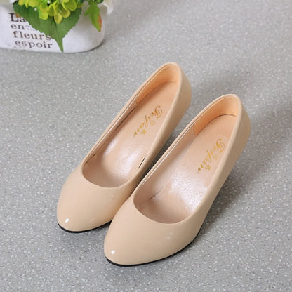 Women Pumps Nude Shallow Mouth Women Shoes Fashion Office Work Wedding Party Shoes Ladies Low Heel Shoes Shoes Soft Heels Women