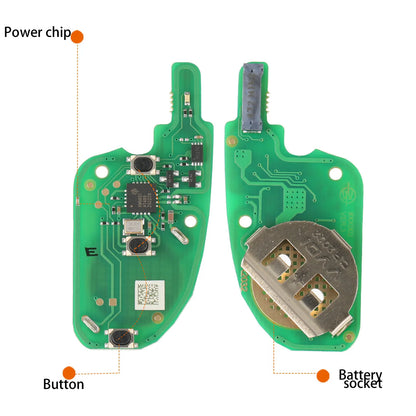 Xhorse XEDS01EN Super Remote For DS Style 3 Buttons with Built-in Super Chip English Version 1 Piece