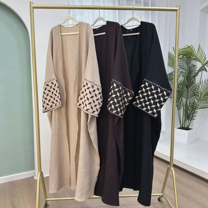 Eid Muslim Abaya for Women Modest Dresses Jalabiya Embroidery Saudi Arab Long Robe Ramadan Morocco Kaftan Dubai Abayas Vestidos