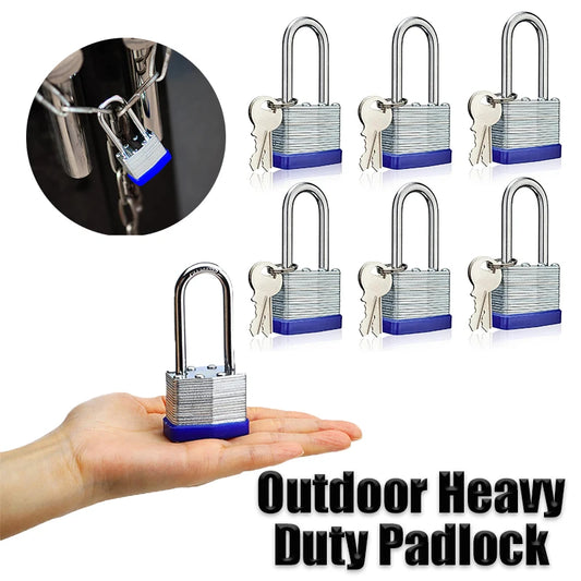 Padlock Anti-theft Antipick Rustproof Household Lock Big Door Lock Small Door Lock Dormitory Cabinet Lock Thick Iron Lock