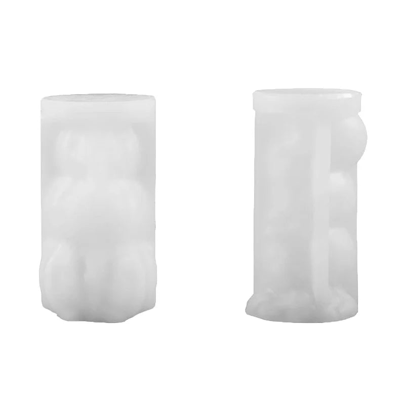 3D Halloween Skeleton Shape Candle Mold Creative Silicone Skull Man Soap Mold Triple Pumpkin Skull Mold DIY Craft Resin Tools