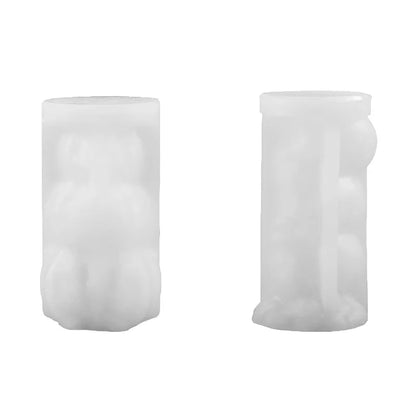 3D Halloween Skeleton Shape Candle Mold Creative Silicone Skull Man Soap Mold Triple Pumpkin Skull Mold DIY Craft Resin Tools