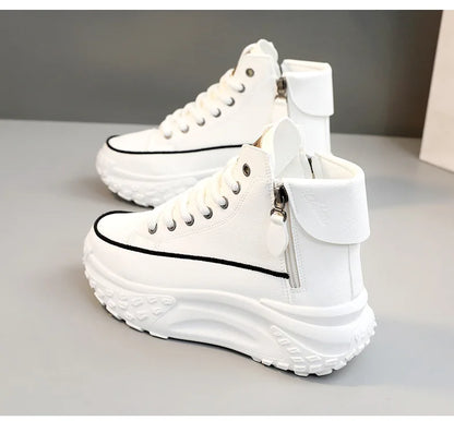 2024 New Women Sneakers Luxury Fashion High Top Women Boots Platform Casual Shoes Outdoor Running Shoes for Women Tenis De Mujer