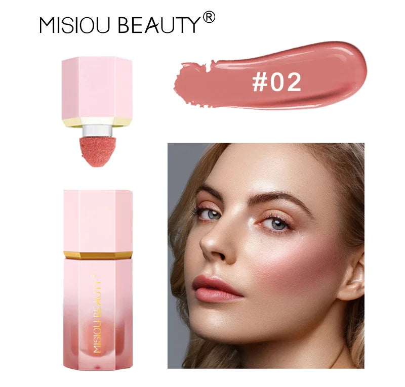 New Natural Long-lasting, Waterproof Contouring and Brightening Liquid Blush Stick Makeup for Women Daily Use All Skin Types
