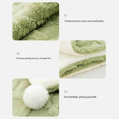 Pet Blanket Warm Dogs Cats Plush Blanket Thickened Warm Pet Sleeping Blanket for Dogs Cats Pet Supplies manta perros mascotas